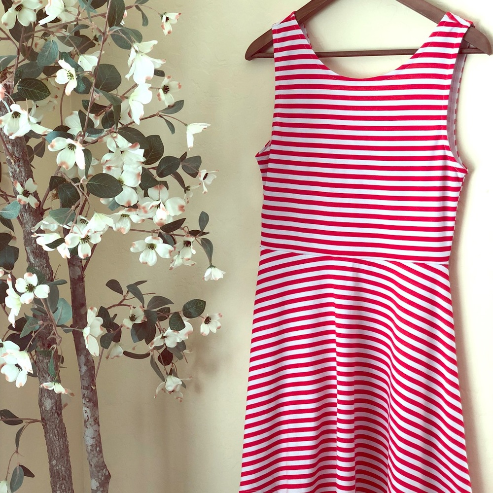 Red Stripped dress